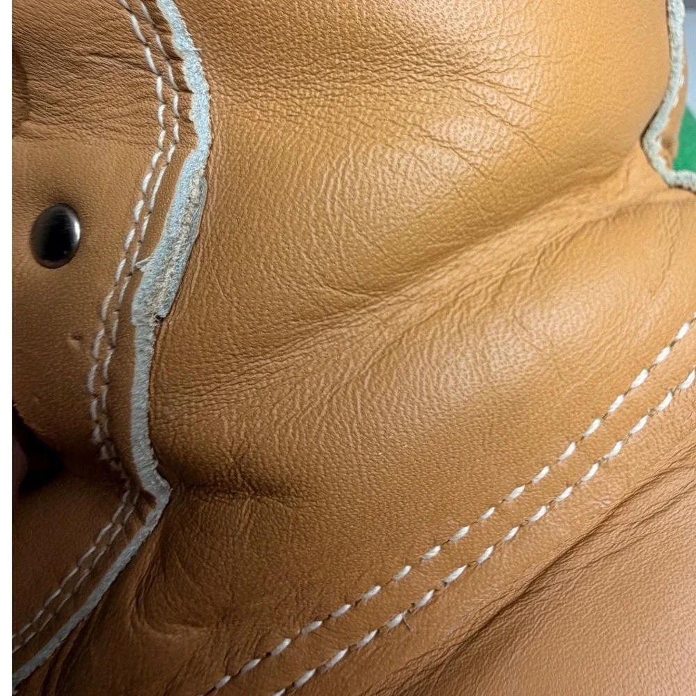 Vintage Cabela’s Shearling Lined Leather Snow Boots Made in Canada Size 7